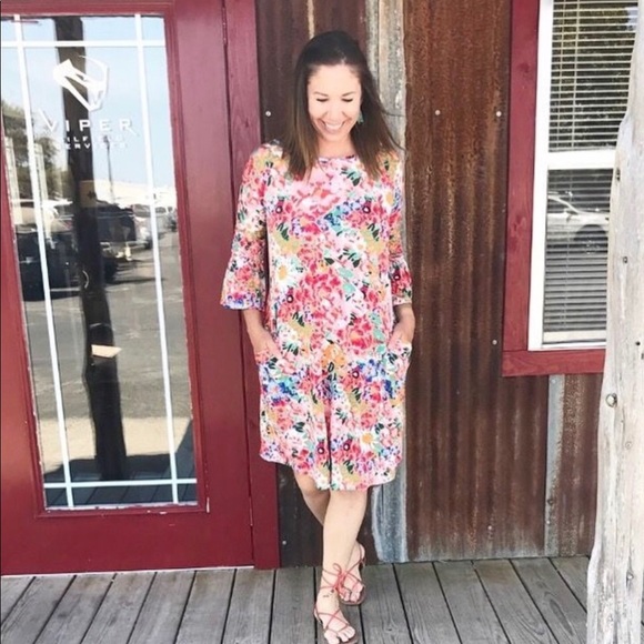 Agnes & Dora | All Over Bloom Walker Dress - Picture 4 of 6